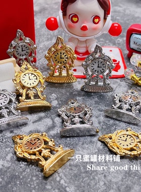 一只蜜罐材料铺合金欧式台钟迷你
