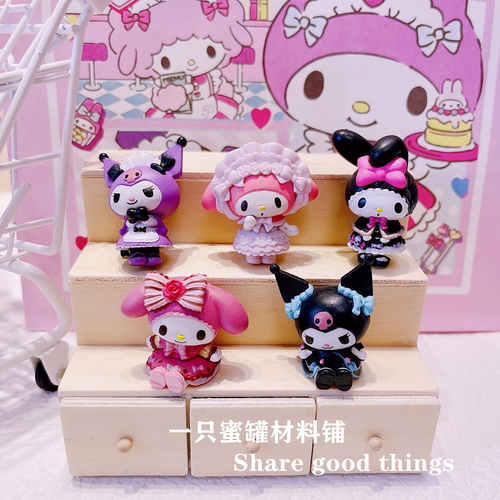 库洛米美乐蒂茶话会公仔摆件