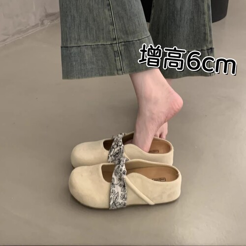 厚底增高勃肯鞋女外穿