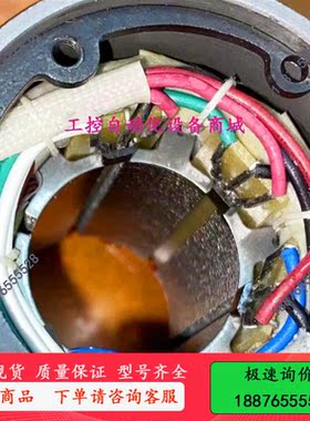 圆形45mm刷电机 钕强磁直流刷马达24V4000转大扭力刷电动-议价出