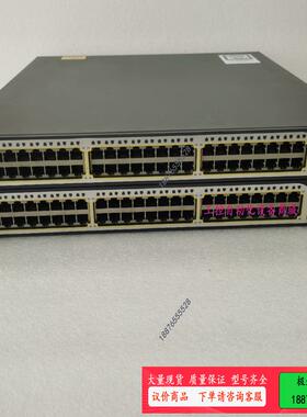 思科WS-C3750G-48TS-S全千兆交换机，机器测试正【议价】