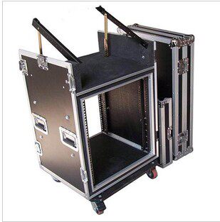 8U12U16U三门防震航空箱机柜调音台功放航空柜音响机箱话筒音响箱