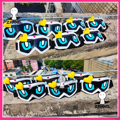 假面骑士ex艾克赛德Poppy波比cos漫展护目镜道具