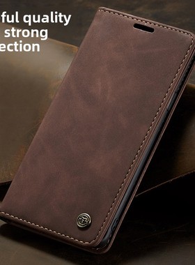 适用于小米红米note10pro手机壳13C全包K40pro皮套redmi-note11/12/13钱包带插卡note13翻盖保护套高档男防摔