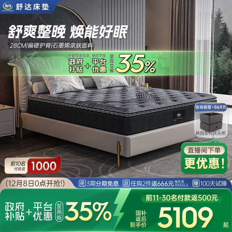 舒达MIRACOIL弹簧床垫