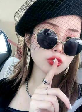 太子镜复古墨镜接亲伴郎搞怪圆形