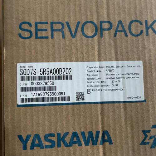 议价SGD7S-5R5A00B202 伺服驱动器 安川工控自动化配件维修