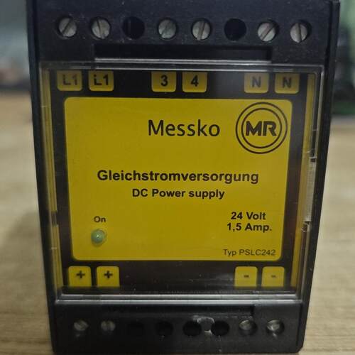 议价PSLC242 直流电源 Messko 24V1.5A 工业工控电源维修
