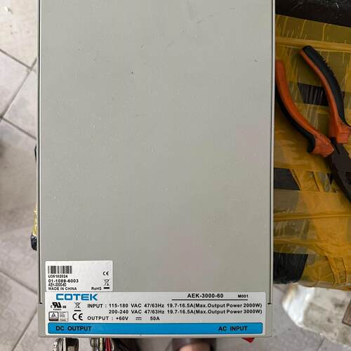 议价AEK-3000-60 工业电源 COTEK协欣 3000W 60V 50A直流电源维修