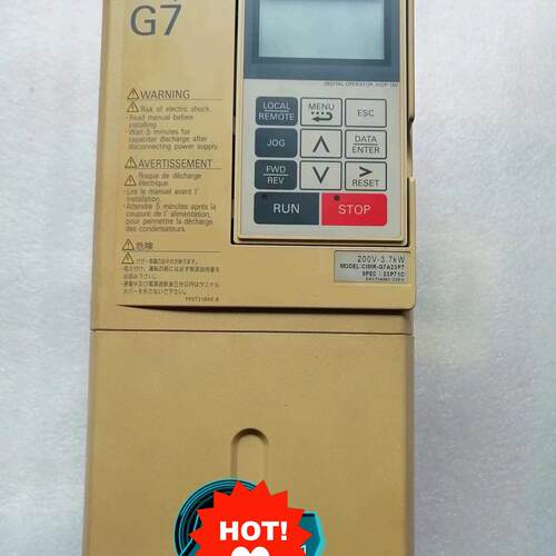议价CIMR-G7A23P7 变频器 安川G7 3.7KW 200V工业调速装置维修