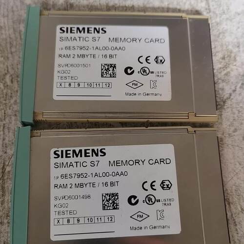 议价6ES7952-1AL00-0AA0 工控存储卡 RAM 2MBYTE 16BIT维修
