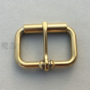 不锈钢皮带扣 高亮度金色腰带扣头 5㎝针扣 马具五金扣