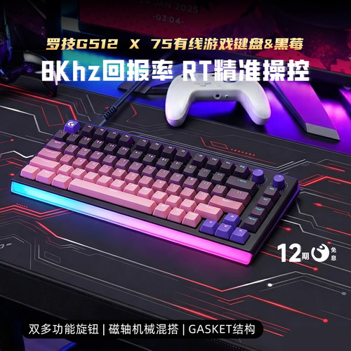 罗技G512x磁轴键盘75/98配列客制