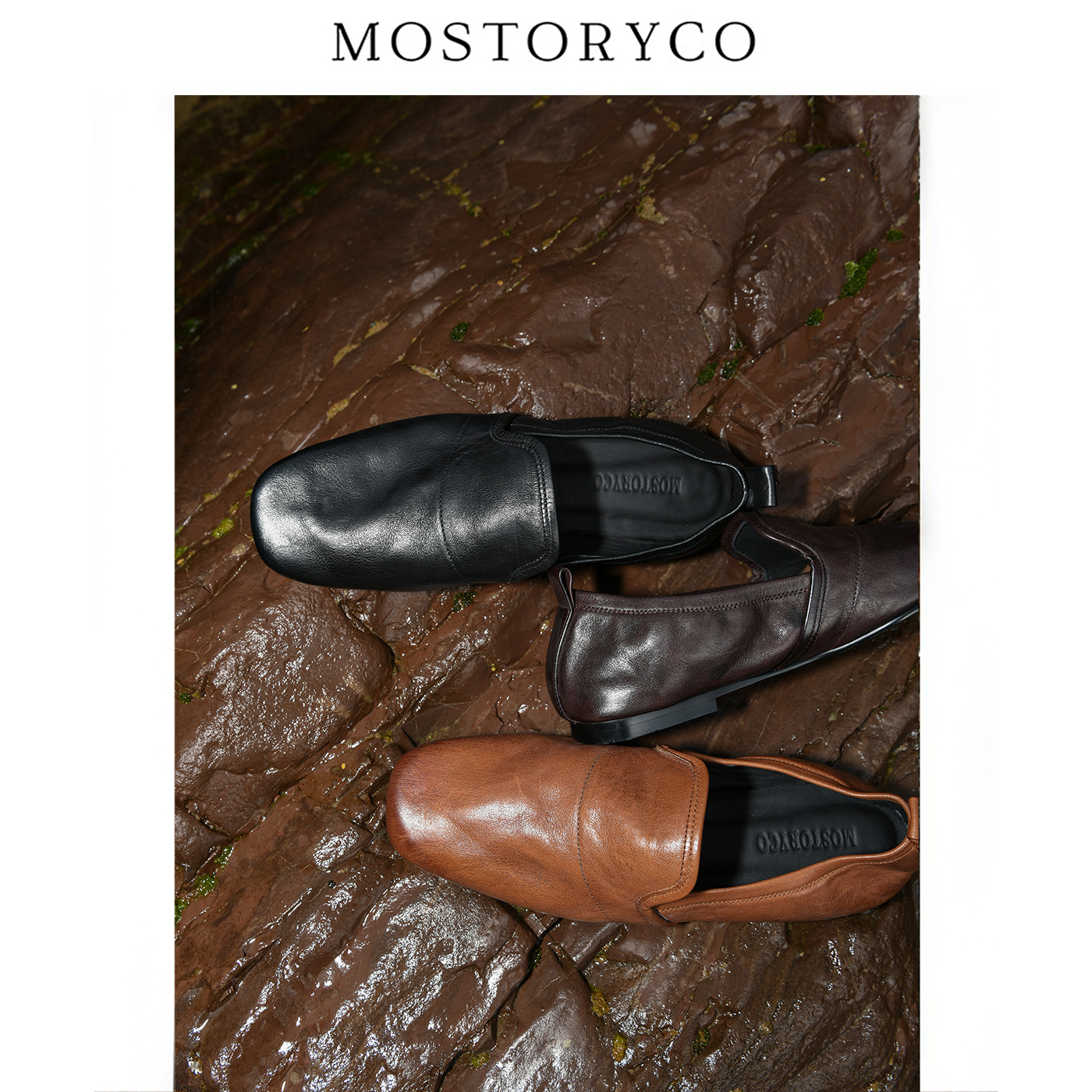 水洗小牛皮乐福鞋复古深口单鞋