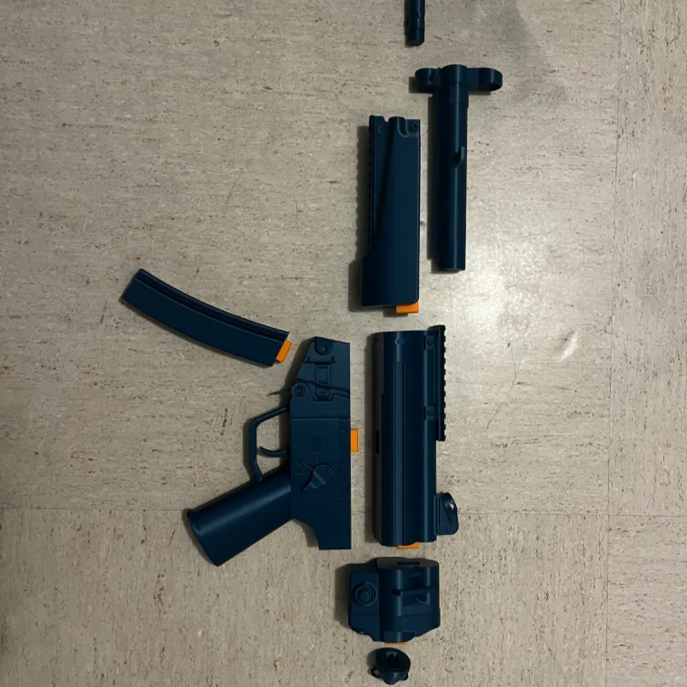 mp5冲锋枪拼装不可发射