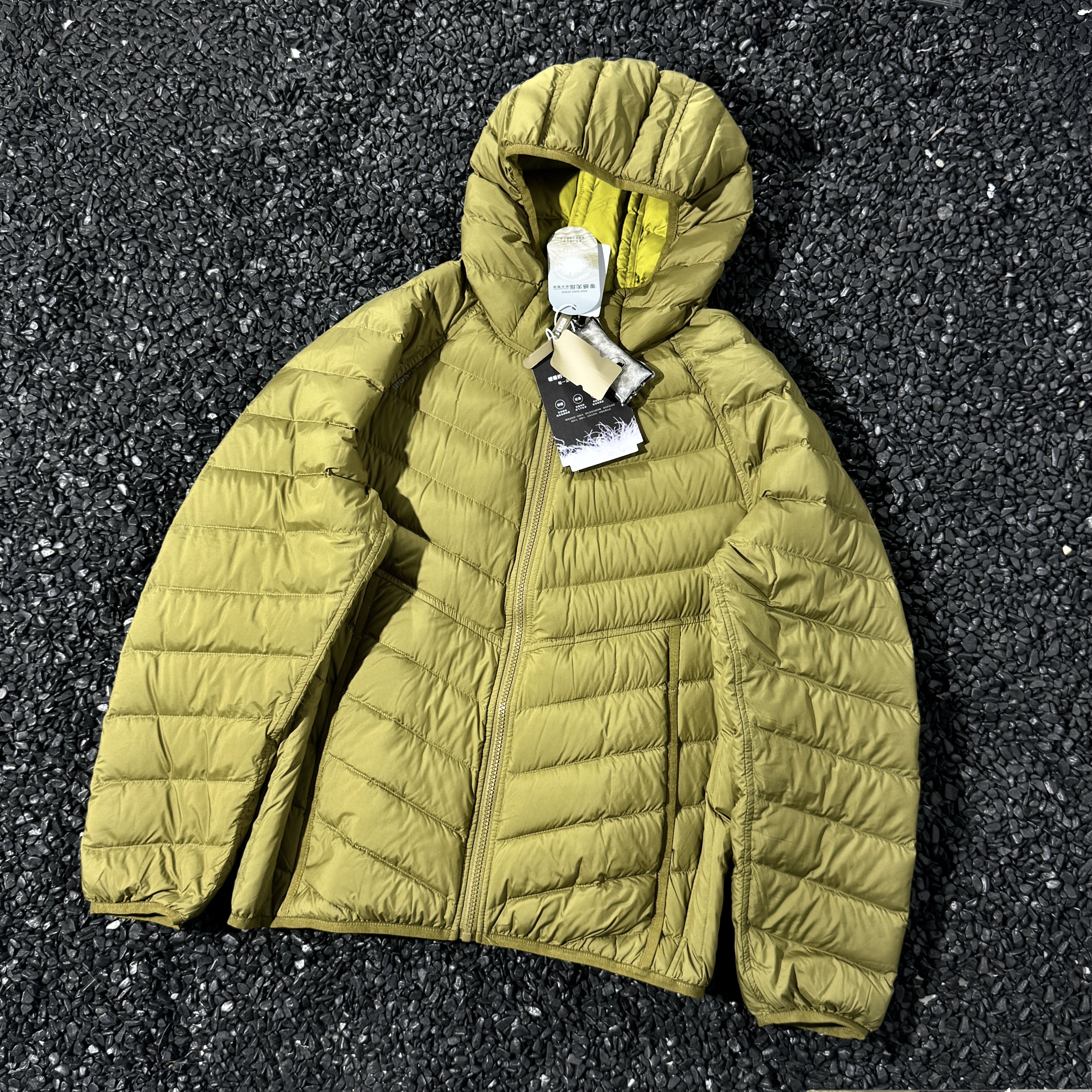 日单Fppev轻量化保暖羽绒服男女户外防水90鹅绒双面穿外套加厚