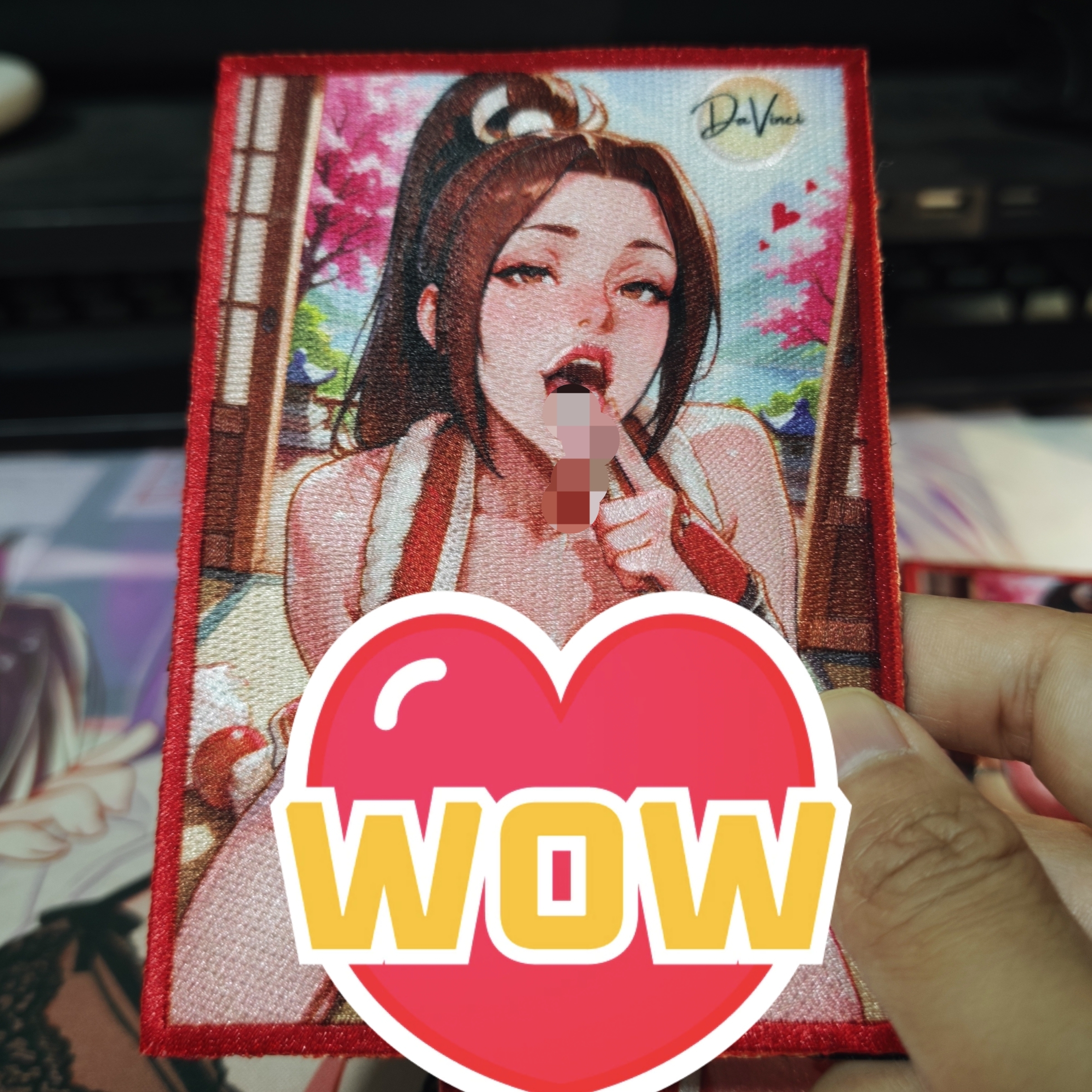 DaVinciPins[不知火舞]刺绣徽章、魔术贴、不知火舞士气章