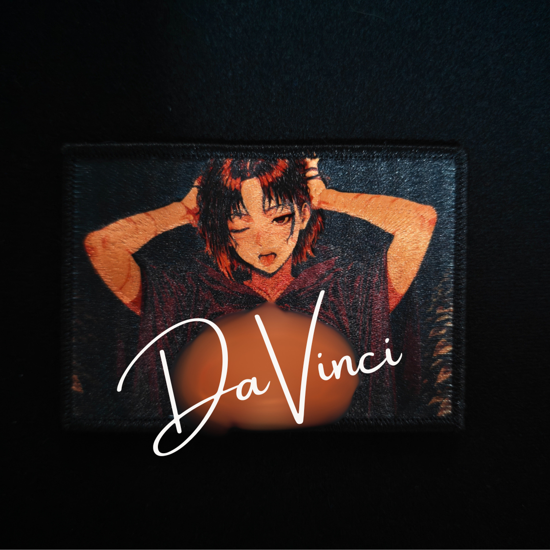 DaVinciPins[深夜少女]刺绣徽章、魔术贴、美少女士气章