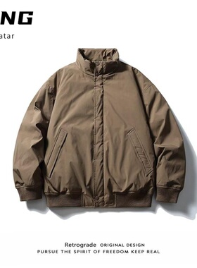 秋冬棒球服棉衣潮牌情侣MA1飞行员夹克加厚外套棉袄男韩版棉服潮