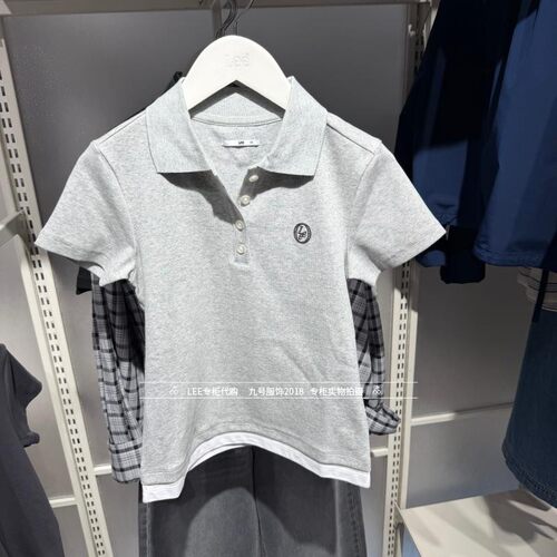 Lee女士青春流行短袖POLO衫