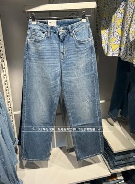 Lee宽松直筒女士牛仔裤