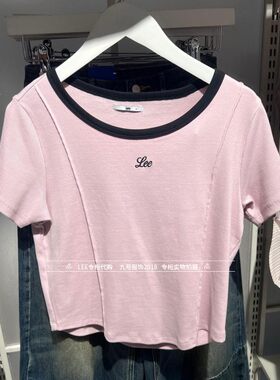 Lee短袖女士圆领针织T恤