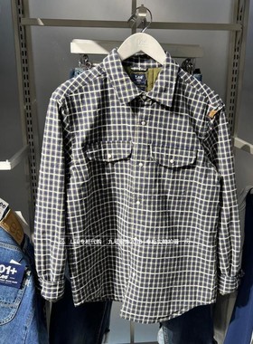 Lee正品 2025秋冬款男士格子夹棉衬衫外套LMT011008209222-A09130