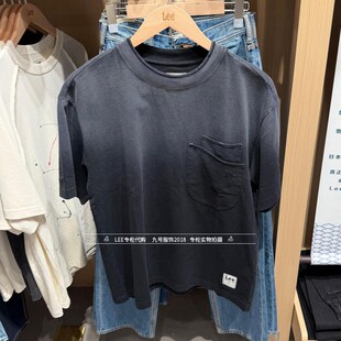Lee正品2026新款男士圆领渐变纯棉短袖T恤LMT013623211039-K11000