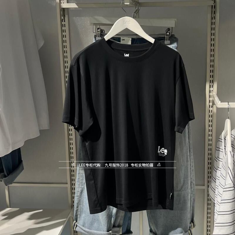 Lee正品2025新款男士时尚印花纯棉短袖T恤LMT011081207754-K11000