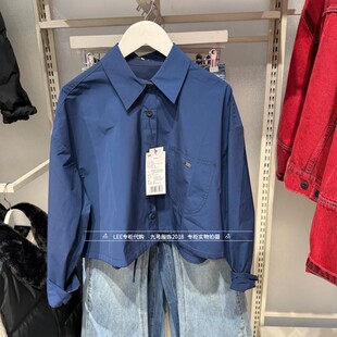 2026款 LWT012109100092 女士短款 衬衫 A05179 宽松休闲长袖 Lee正品