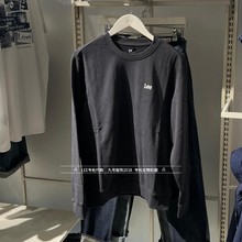 Lee正品 2025秋款男士LOGO绣标圆领棉卫衣LMT011452209288-A09131