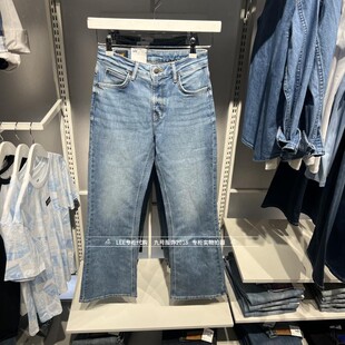Lee正品 2025新款女士427高腰微喇牛仔裤LWB251427206045-A05046
