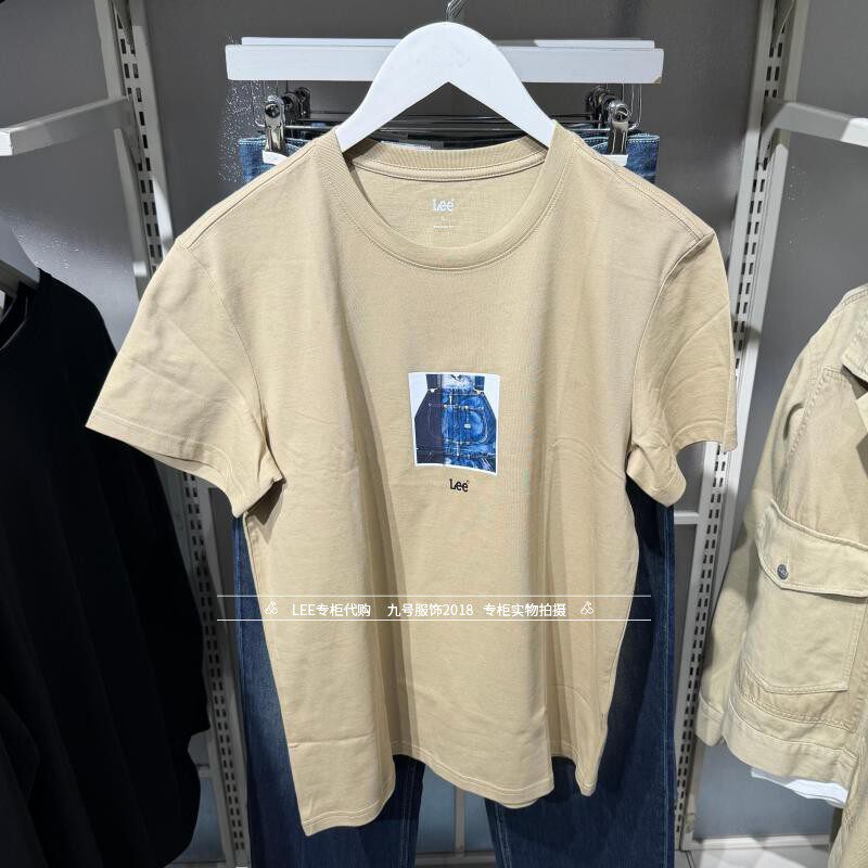 Lee正品2026新款男士圆领时尚印花短袖T恤LMT011866211000-A09724