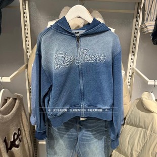 连帽卫衣LWT012556207755 女士渐变拉链开衫 A09955 2026款 Lee正品