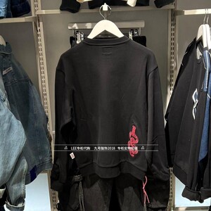 Lee正品2025春男士蛇年刺绣圆领套头卫衣 LMT010012201764-K11000