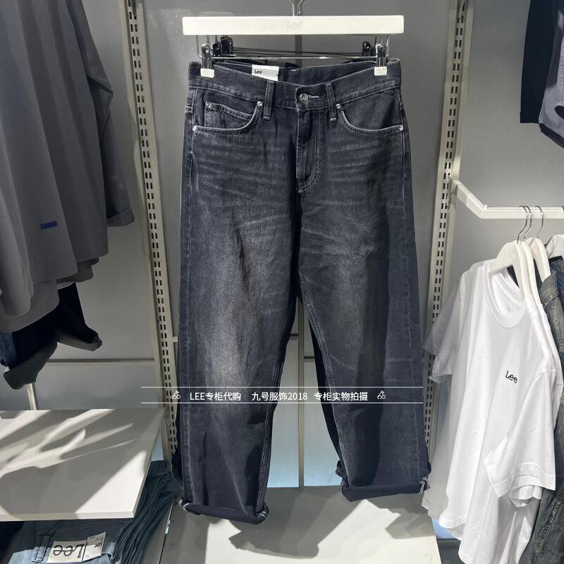 Lee拉链长款男士牛仔裤