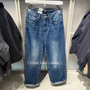 LMB011373203414 Lee正品 蓝宽松直筒牛仔裤 男士 A09501 2025秋冬款