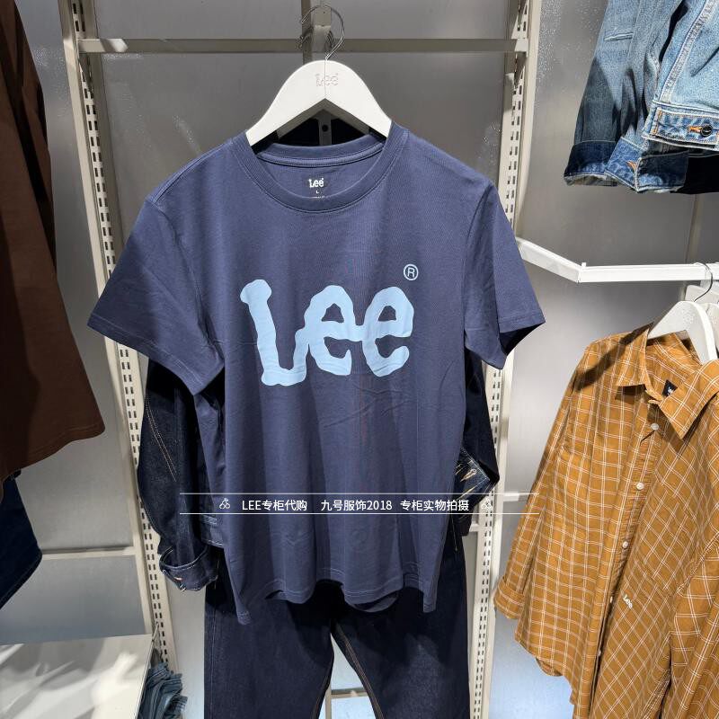 Lee正品2026款男士经典LOGO印花棉短袖T恤LMT011951211000-A09735