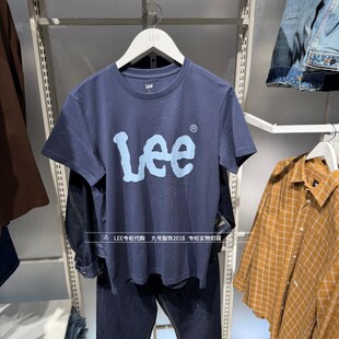 Lee正品2026款男士经典LOGO印花棉短袖T恤LMT011951211000-A09735