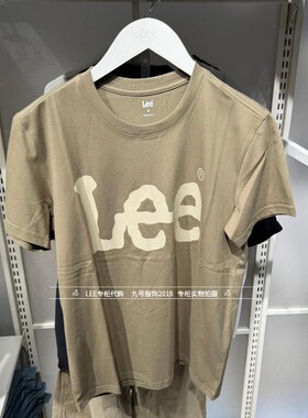 Lee正品2026新款男士LOGO印花纯棉短袖T恤LMT011951211000-A11005