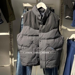 立领羽绒马甲LMT011014209244 Lee正品 101 男士 A09131 2025秋冬款