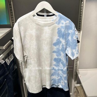 Lee正品2026新款男士圆领泼墨晕染短袖T恤LMT012019211000-K14000