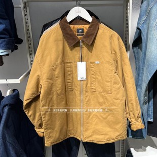 灯芯绒翻领休闲夹克LMT011841210938 男士 A09725 2026春款 Lee正品