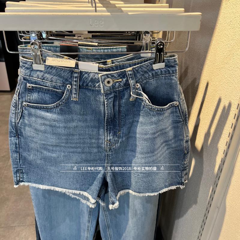 直筒短裤常规牛仔棉2023夏