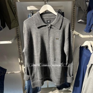 LMT011437CUB00F 翻领拉链毛衣针织衫 A09122 2025秋冬男士 Lee正品