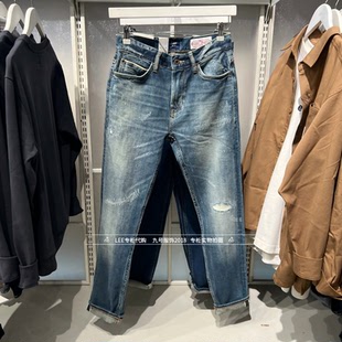 LMB256731204563 Lee正品 731锥形小脚牛仔裤 101 A09207 2025冬男士