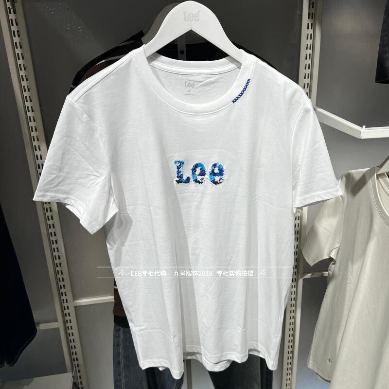 Lee正品2026新款男士彩色LOGO绣标短袖T恤LMT012008211000-K14000