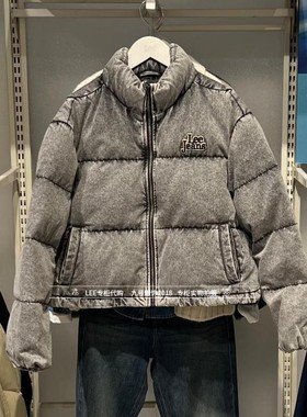 Lee正品 2025秋冬女士立领牛仔羽绒服外套LWT011225209171-A09117