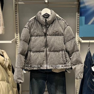 Lee正品 A09117 2025秋冬女士立领牛仔羽绒服外套LWT011225209171