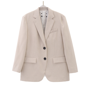 MBA1BLAT04 OVERSIZE学院风立体蝴蝶结西装 柜2399 摩系列